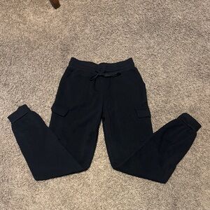Black Cargo Jogger Pants